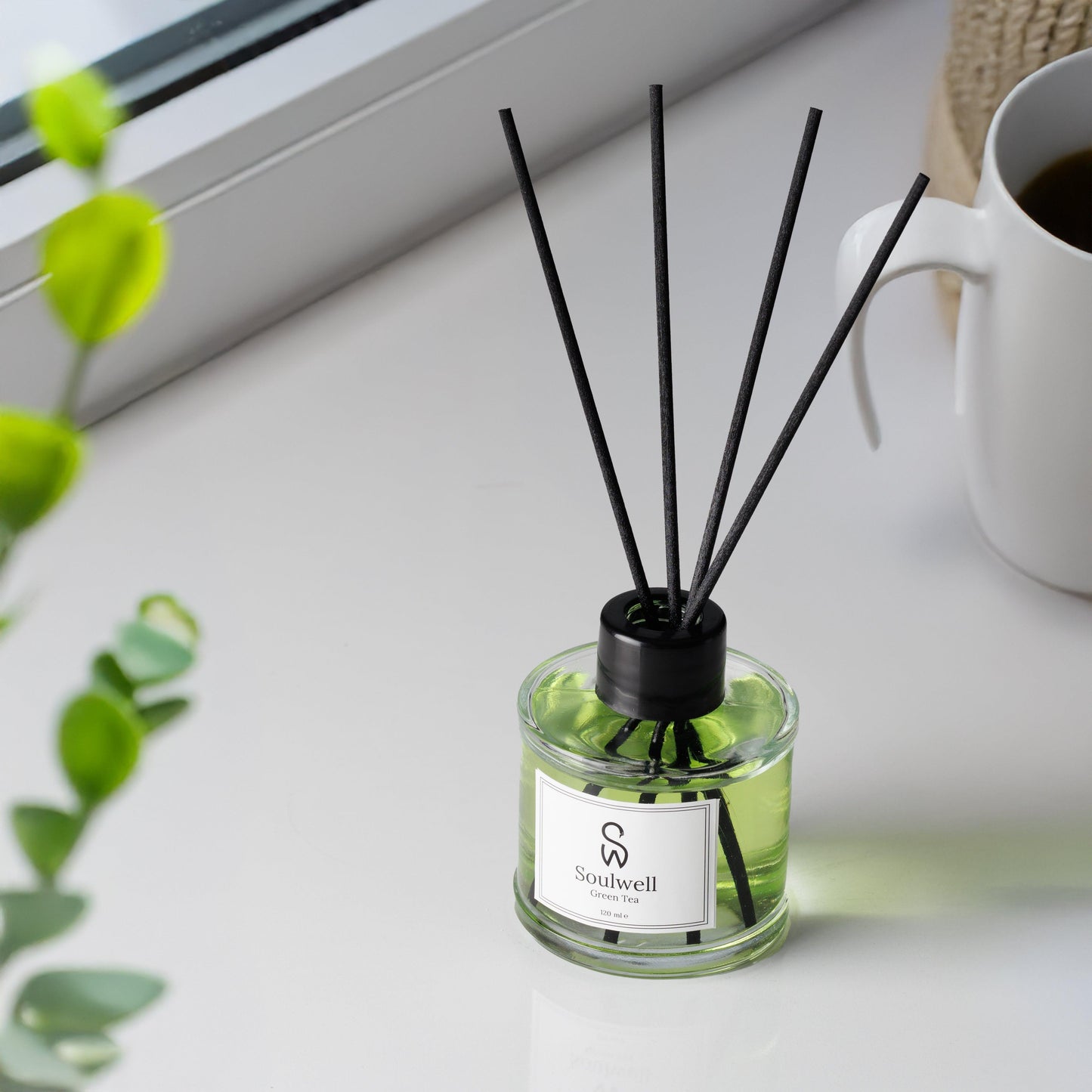 Zielona Herbata - Zapach do Domu z Patyczkami 120ml - SOULWELL