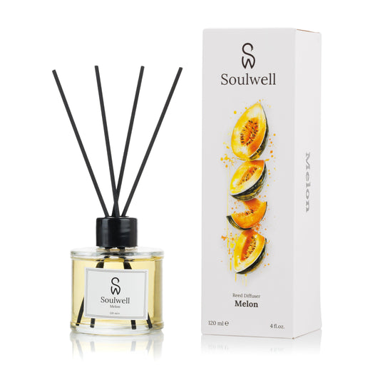Melon - Zapach do Domu z Patyczkami 120ml - SOULWELL