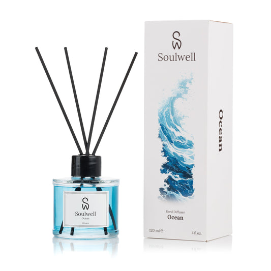 Ocean - Zapach do Domu z Patyczkami 120ml - SOULWELL