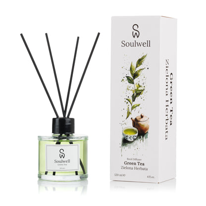 Zielona Herbata - Zapach do Domu z Patyczkami 120ml - SOULWELL